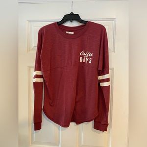 “Coffee Days, Whiskey Nights” Longsleeve - Size Small